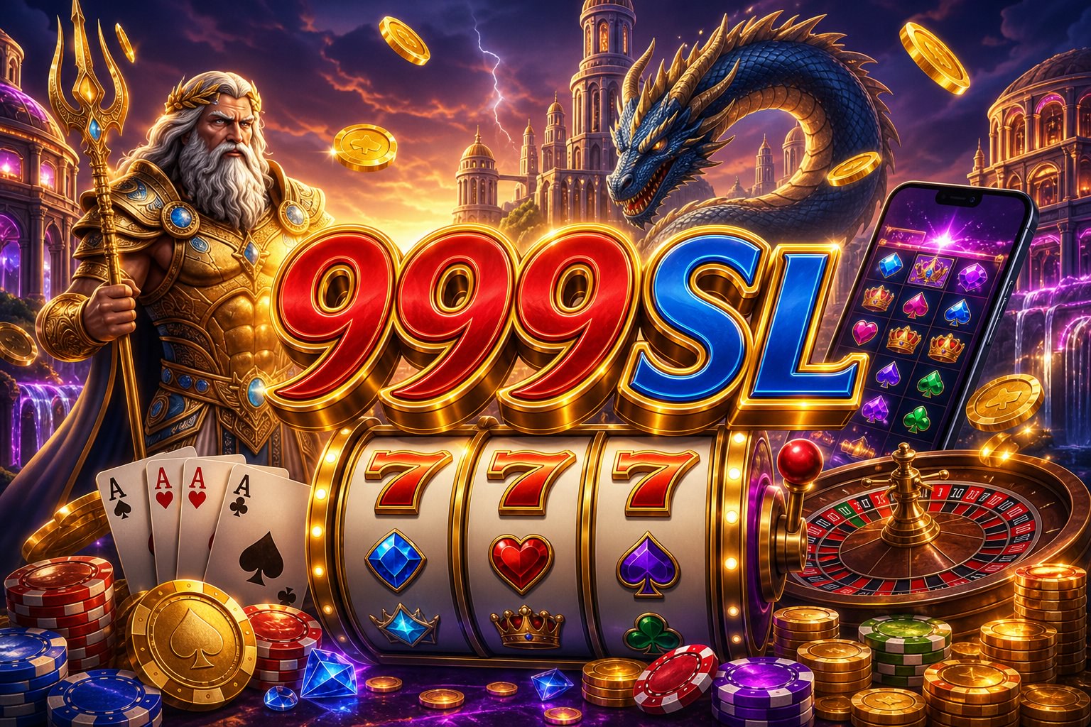 Tampilan halaman unduh APK 999SL dengan tombol pasang dan daftar hadiah pendaftaran
