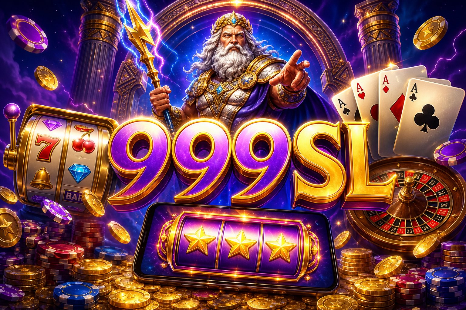 Tangkapan layar halaman mekanik slot dan daftar fitur bonus 999SL